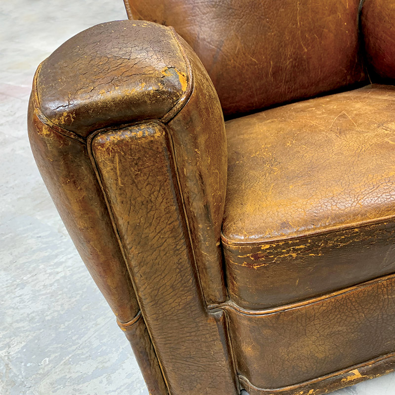 Cuir abimé canapé fauteuil rénovation Good Leather